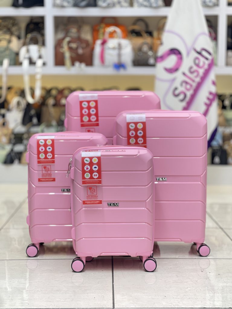 چمدان نشکن تی ام صورتی