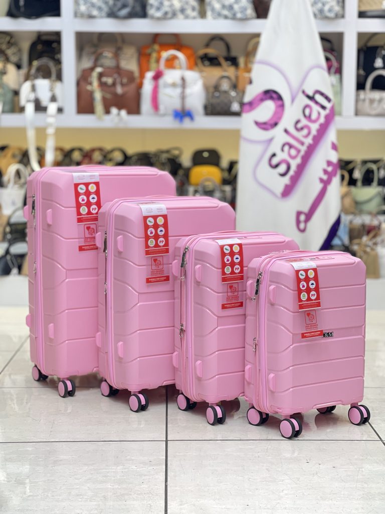 چمدان نشکن تی ام صورتی