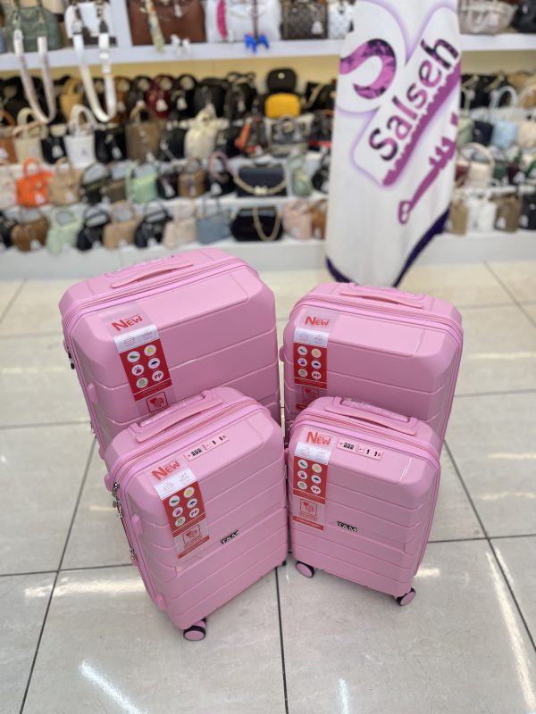 چمدان نشکن تی ام صورتی