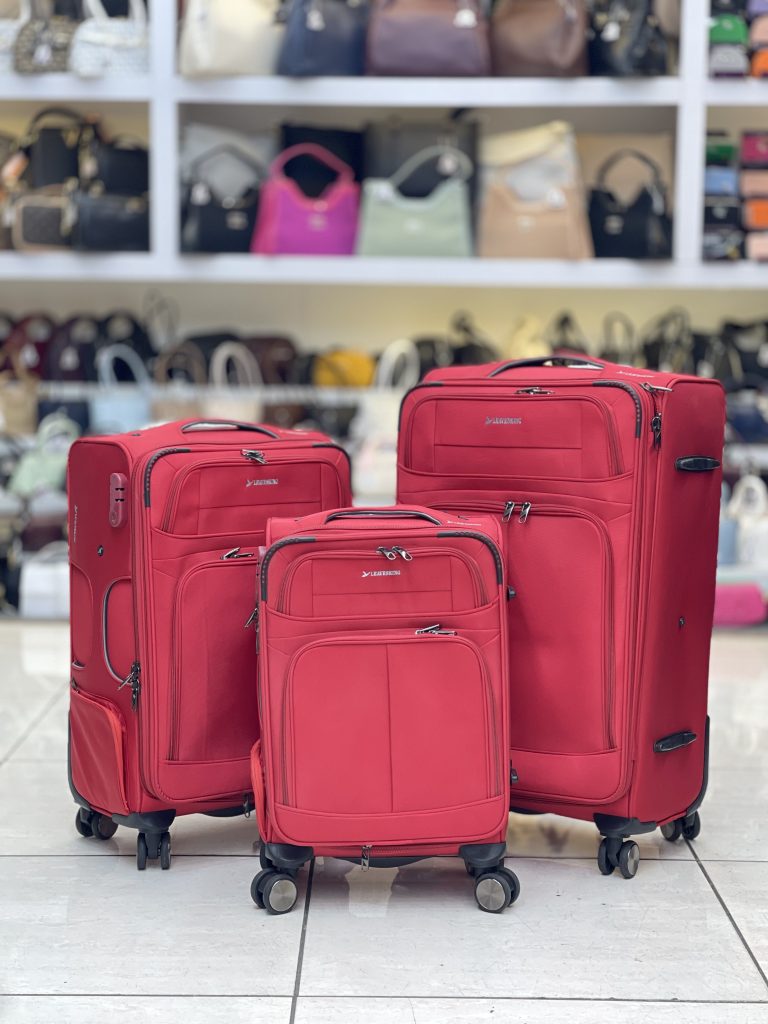 چمدان برزنتی اعلا قرمز