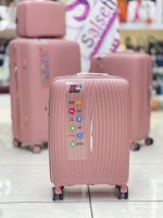 چمدان نشکن اسپید صورتی تیره