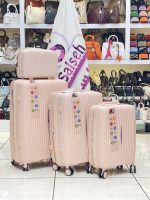 چمدان نشکن اسپید صورتی روشن