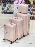 چمدان نشکن اسپید صورتی روشن