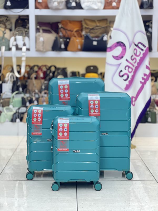IMG_9142 چمدان نشکن تی ام آبی