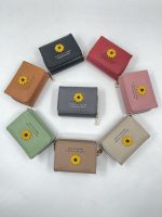 کیف پول و جاکارتی گل افتابگردون