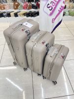 چمدان اسپید کرم مدل راه راه