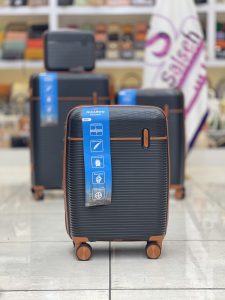 چمدان نشکن ریکاردو مشکی قهوه ای
